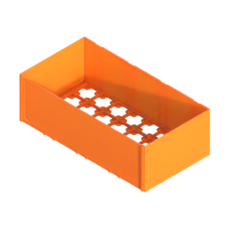 Render of MODULITH 185 Gridfinity Decor Drawer - 4W-2H